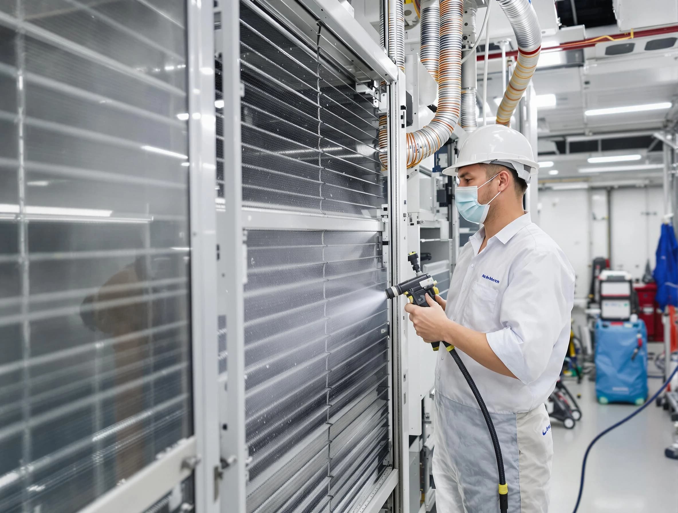 Professional AC coil cleaning by Dedham Air Duct Cleaning in Dedham